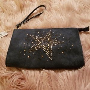 Star studded clutch